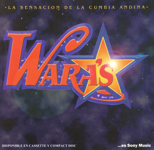 ESTA ES LA PORTADA DEL CD QUE GRABÉ CON EL GRUPO WARA´S EN SONY MUSIC